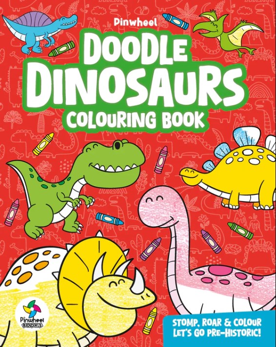 DOODLE DINOSAURS COLOURING BOOK
